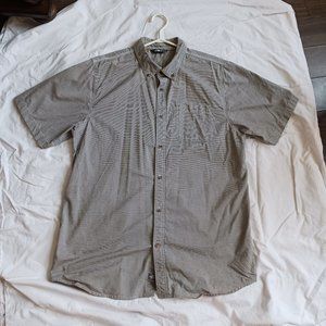 North Face Men's Button Down Shirt Short Sleeve Large